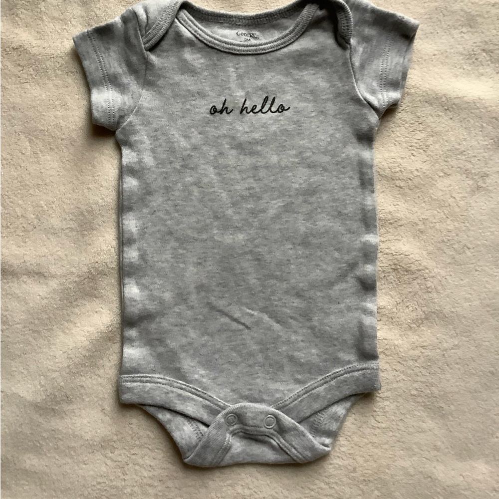 George Oh Hello Bodysuit Newborn NB